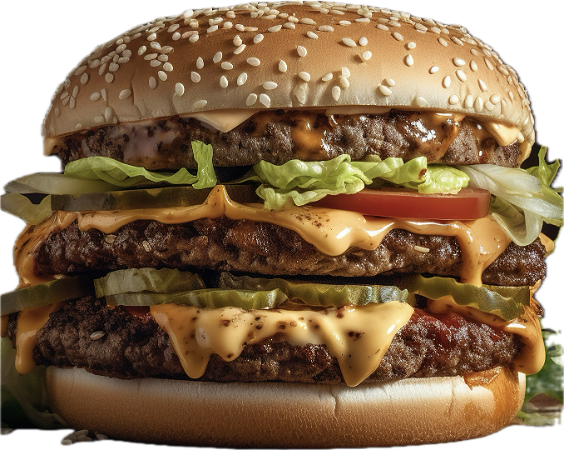 Triple cheeseburger 3 x 120 gram rundvlees