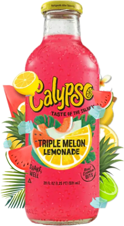 Calypso triple melon lemonade 473ml