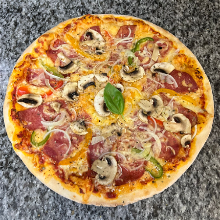 Pizza Quatro Stagioni.