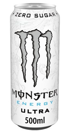 Monster energy  ultra white 500ml