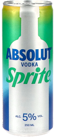 Absolut vodka Sprite  5%