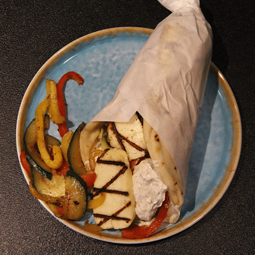 Pita halloumi