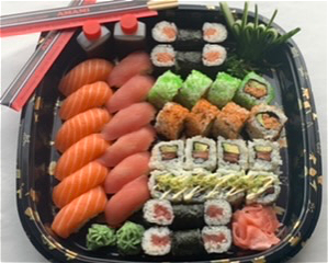 Sushi box d (sake & maguro set)