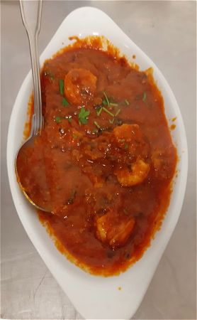Tandoori prawn masala