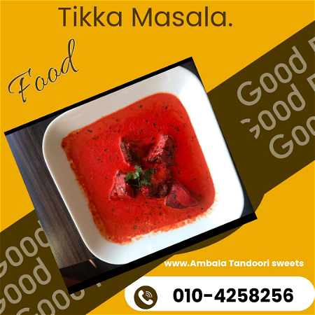 Chicken tika sweet masala, sweet curry