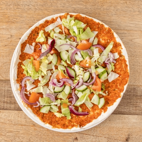 Lahmacun met salade