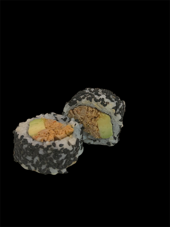 Spicy tuna salad  roll ( new sushi roll ) 