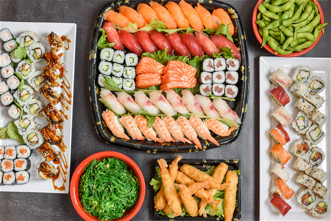 Am sushi special menu (7-10 people 116 pcs)