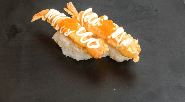Ebi tempura nigiri 