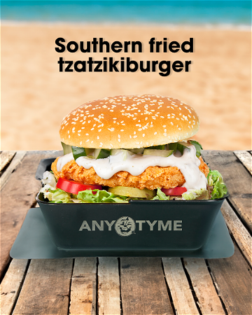 Souther fried tzatzikiburger.