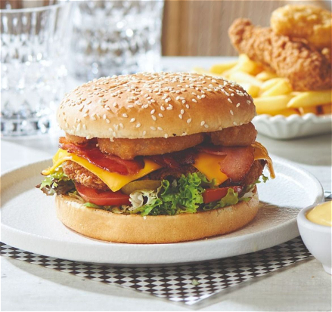 CHICKEN LORD OF THE RINGS BURGER
