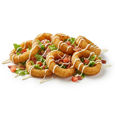 LOADED ONION RINGS TURKEY B.L.T.