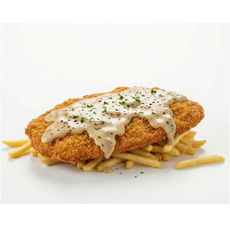 SCHNITZEL WARME SAUS