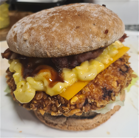 Mac and Cheese Kipburger