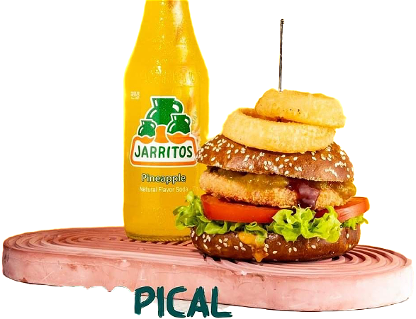 Tropical Crunchy Nacho Burger