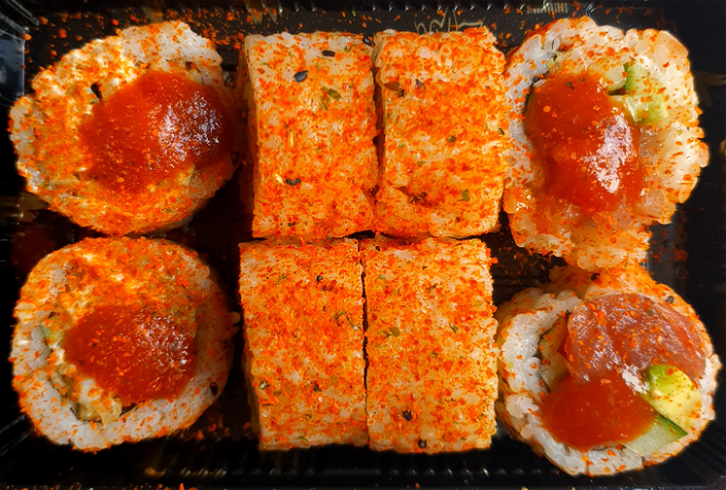 8 stuks spicy maguro