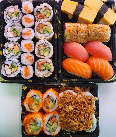 Maandmenu Juli Sushi Box