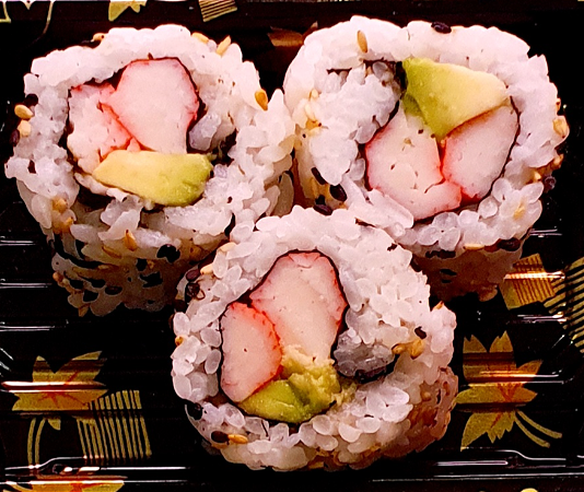 3 stuks Sesam Cali Avocado roll