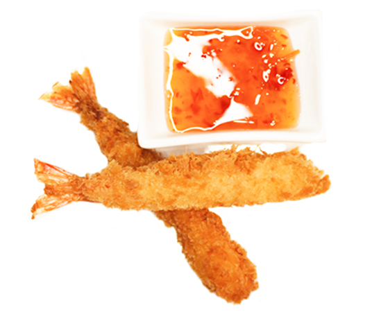 Ebi tempura (gefrituurde garnalen) 炸虾