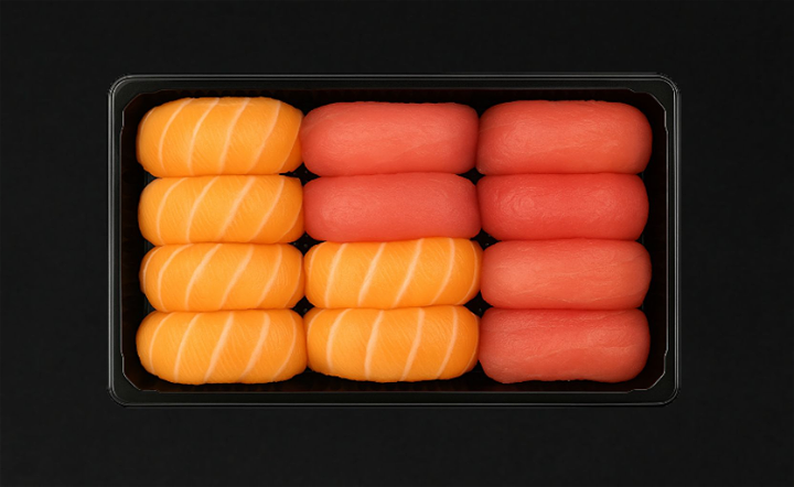 salmon and Tuna nigiri box 12 stuks
