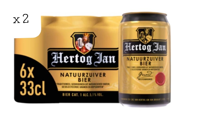 2x Hertog Jan 6-pack