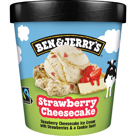 Ben & Jerry’s Strawberry Cheesecak