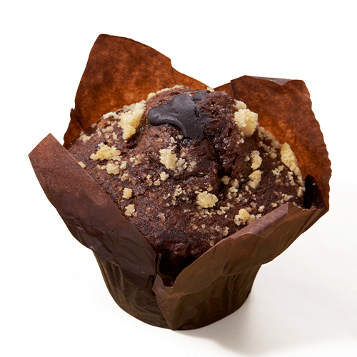 Vegan chocolate muffin