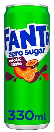 Fanta Zero Sugar Exotic 330ml