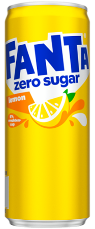 Fanta Zero Sugar Lemon 330ml