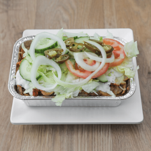 Grote kapsalon kip