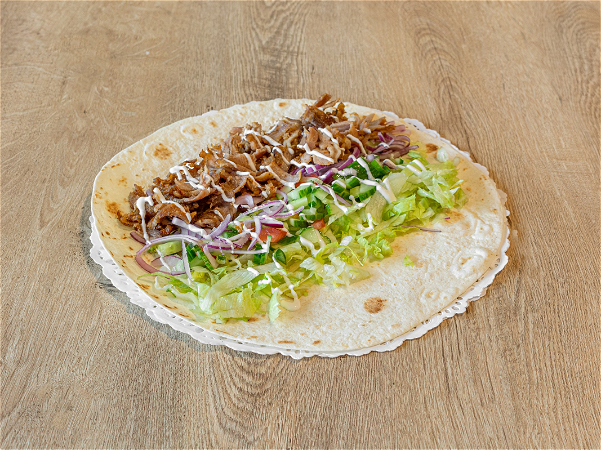 Dürüm kipdöner met kaas