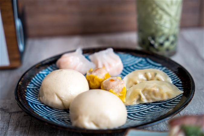 Dim sum mix (met saus)