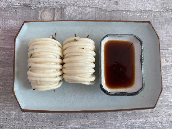 Chive buns (met sojasaus)
