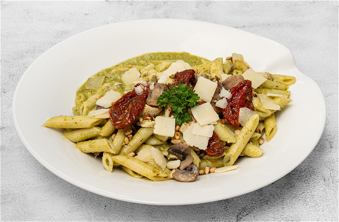 Pasta Pollo Pesto 