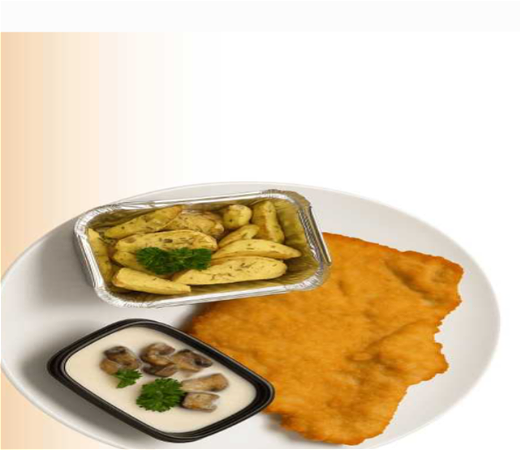 Italiaanse schnitzel (bistecca Milanese)