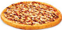 BBQ chicken pizza, 26 cm