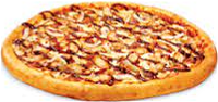 BBQ chicken pizza, 36 cm