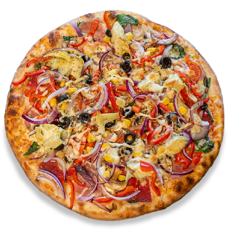 Pizza vegatariana, 26 cm