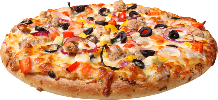 Pizza shoarma met groente, 45 cm