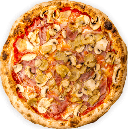Pizza capricciosa, 45 cm