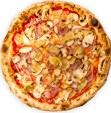 Pizza capricciosa, 26 cm