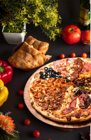 Pizza van het huis, 31 cm