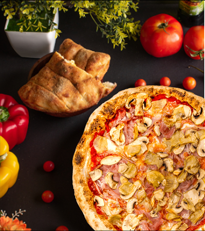 Pizza capricciosa, 31 cm