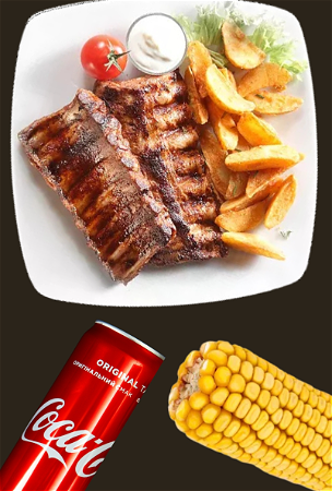 Spareribs menu naturel