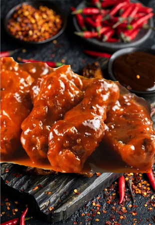 Buffalo Wings  Hot 8 stuks