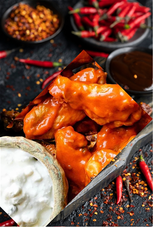 Buffalo Wings Knoflook 8 stuks