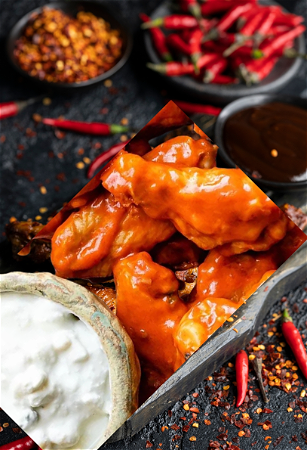 Buffalo Wings Knoflook  10 stuks