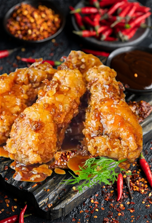 Buffalo Wings Honey  24 stuks
