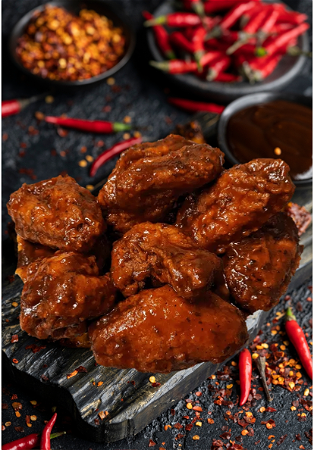 Buffalo Wings  BBQ  10 stuks