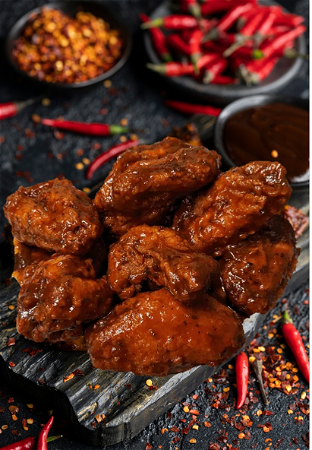 Buffalo Wings  BBQ  16 stuks